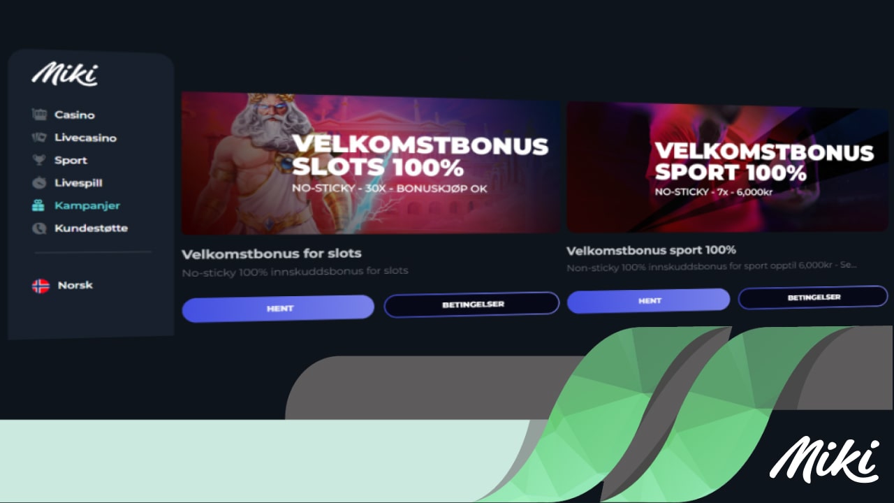 Miki velkomstbonus