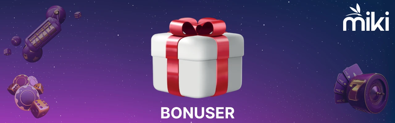 Miki casino bonuser