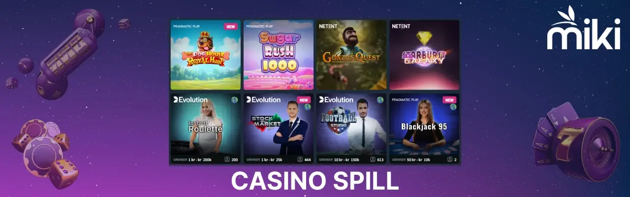 Miki casino spill norge