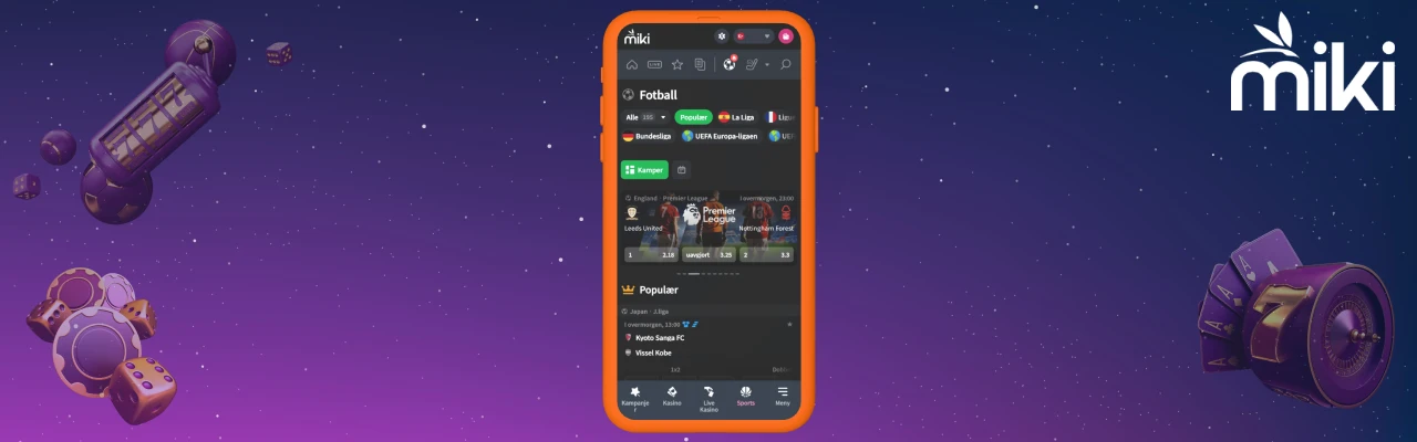 Norske spilleautomater pa mobil hos miki