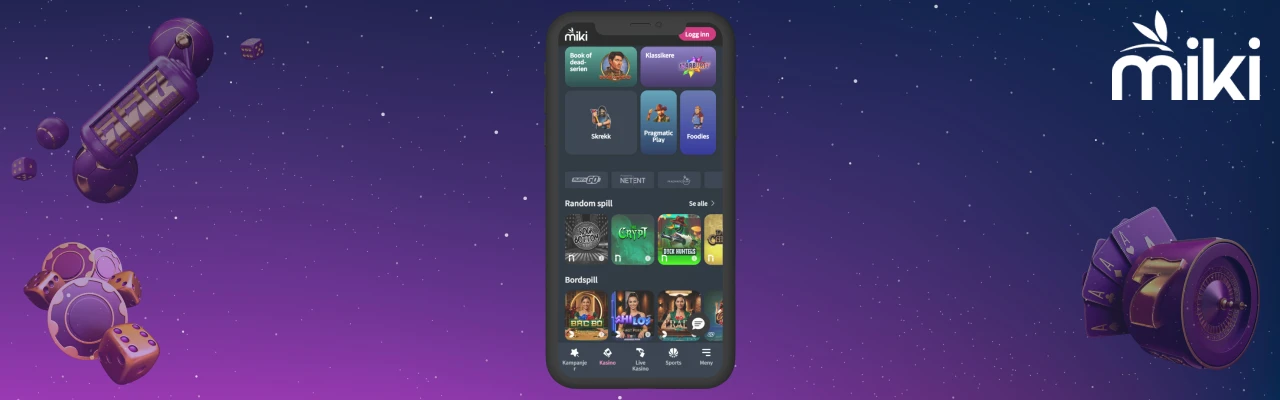Miki live casino mobil